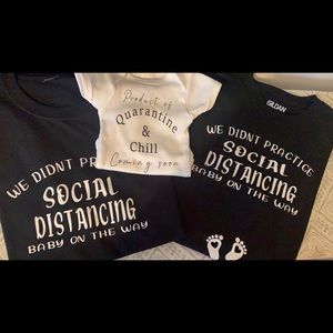 Custom pregnancy announcement shirts!